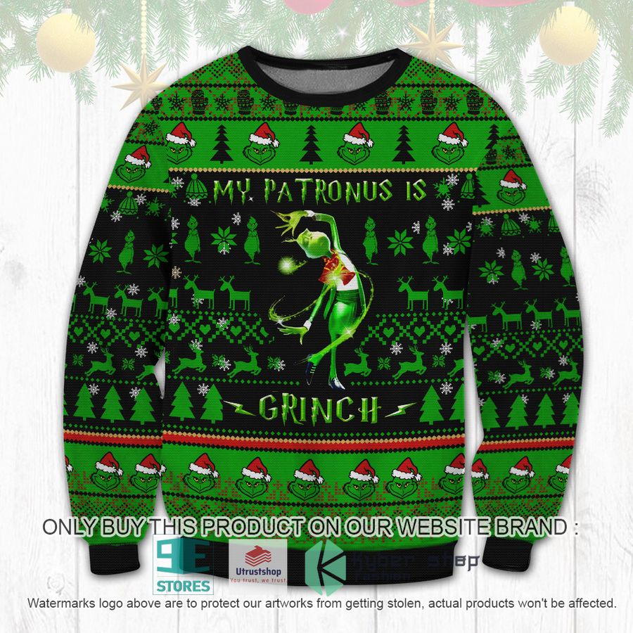 my patronus is grinch ugly christmas sweater 1 83126
