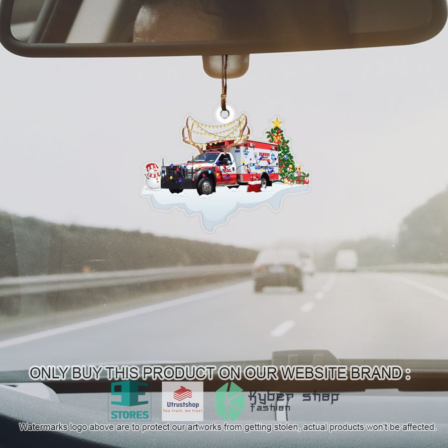 NEW Nanuet New York Nanuet EMS Ford F 450 Type 1 Horton Ambulance Christmas Ornament 4 nanuet new york nanuet ems ford f 450 type 1 horton ambulance christmas ornament 4 96558