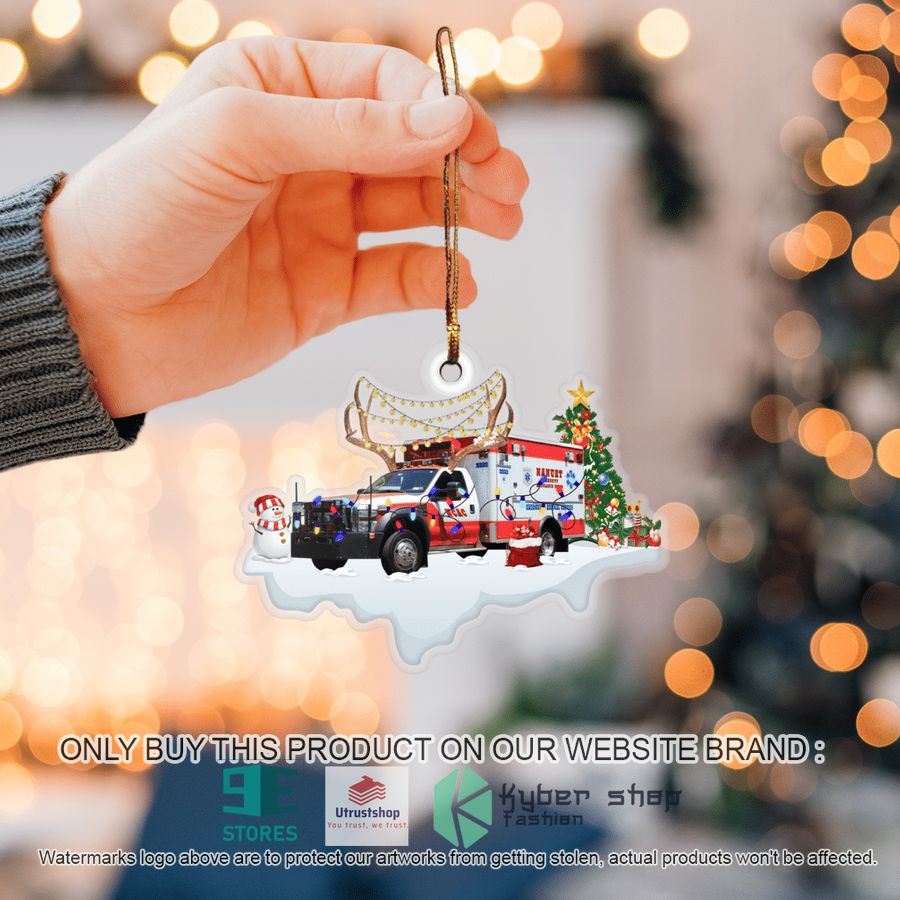 NEW Nanuet New York Nanuet EMS Ford F 450 Type 1 Horton Ambulance Christmas Ornament 6 nanuet new york nanuet ems ford f 450 type 1 horton ambulance christmas ornament 6 83261