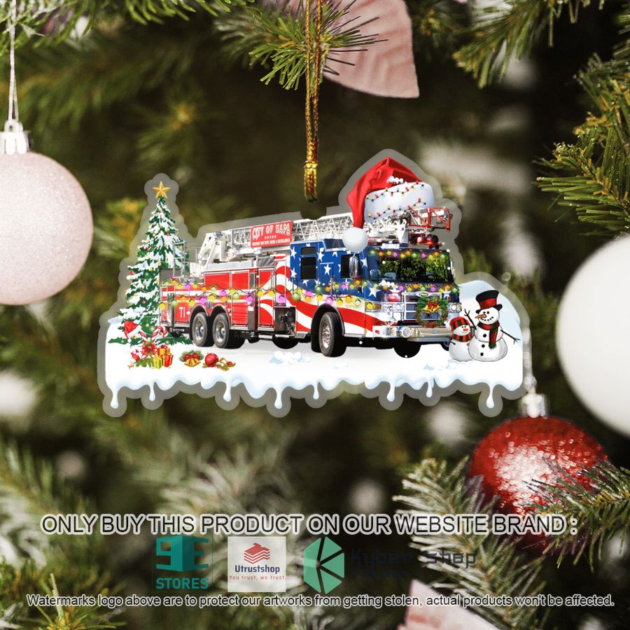 NEW Napa Fire Department Christmas Ornament 5 napa fire department christmas ornament 5 18655