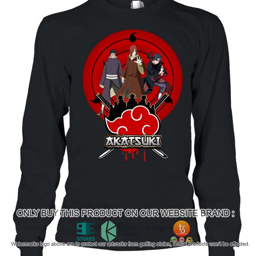 HOT Naruto Akatsuki 2D Shirt, Hoodie 4 naruto akatsuki 2d shirt hoodie 4 94018