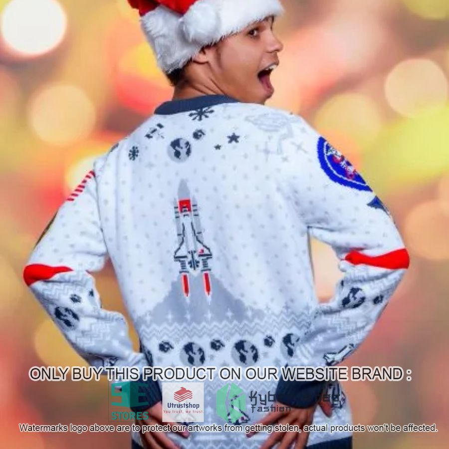 NEW Nasa White Ugly Sweater 2 nasa white ugly christmas sweater 2 48192