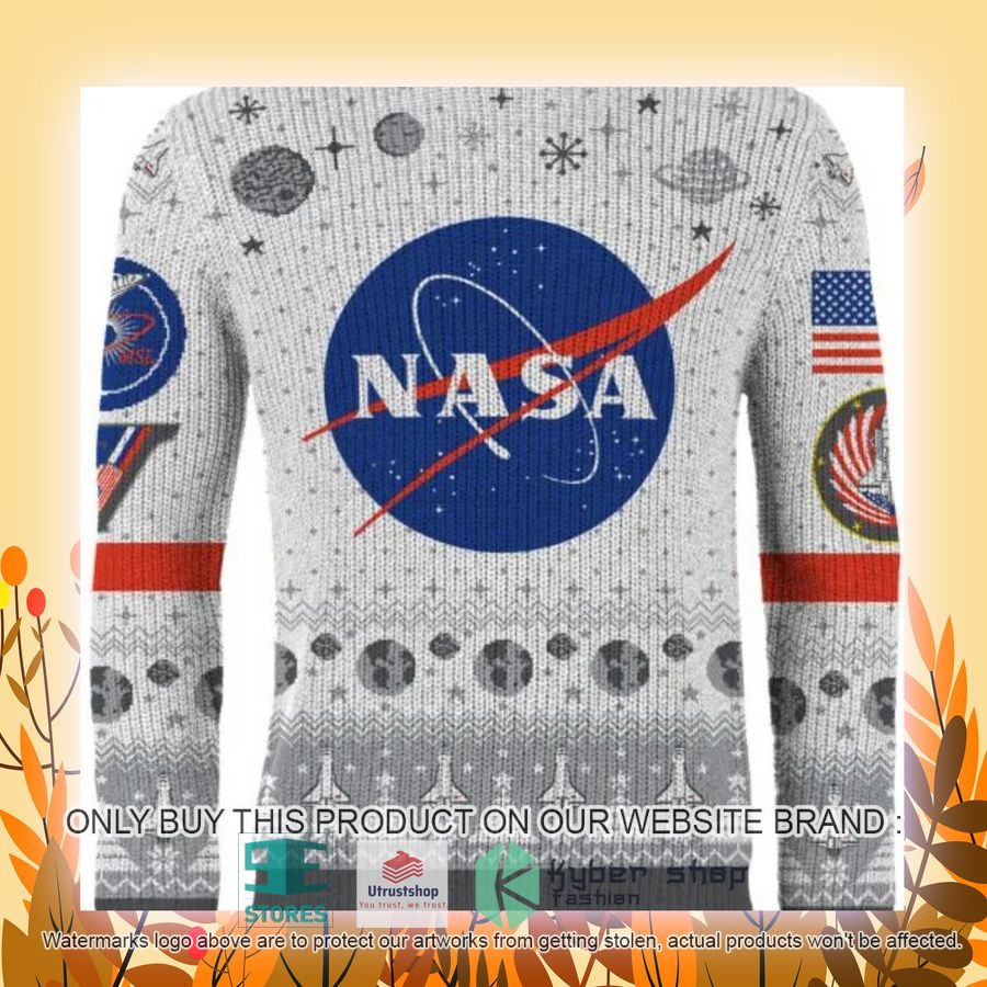 NEW Nasa White Ugly Sweater 7 nasa white ugly christmas sweater 7 43604