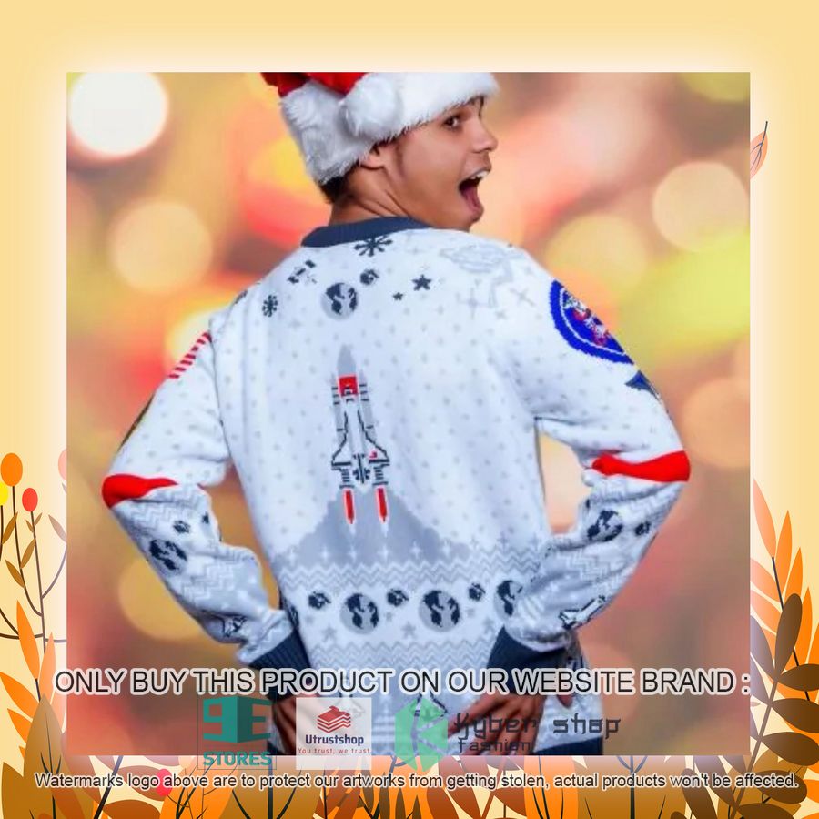 NEW Nasa White Ugly Sweater 8 nasa white ugly christmas sweater 8 85323