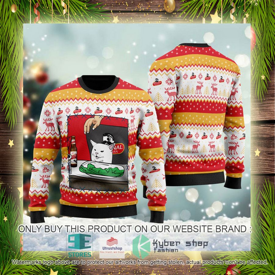 NEW National Bohemian Cat Meme Christmas Ugly Sweater 4 national bohemian cat meme ugly christmas sweater 4 19068