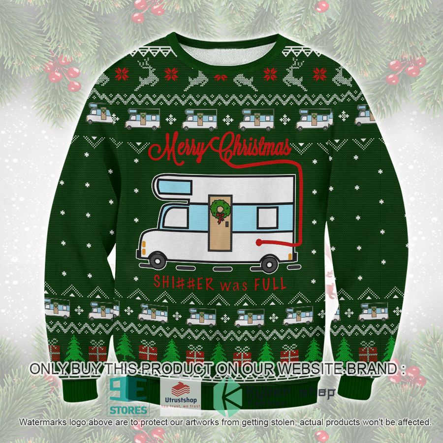 NEW National Lampoon Christmas Vacation Merry Christmas Shitter Was Full Ugly Sweater 16 national lampoon christmas vacation merry christmas shitter was full ugly christmas sweater 1 463