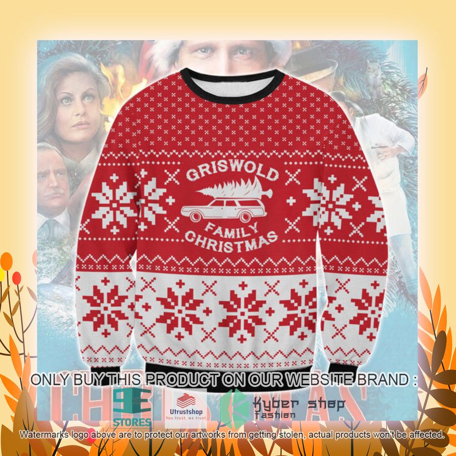 NEW National Lampoon's Christmas Vacation Griswold Family red Ugly Sweater 4 national lampoons christmas vacation griswold family red ugly christmas sweater 4 11903