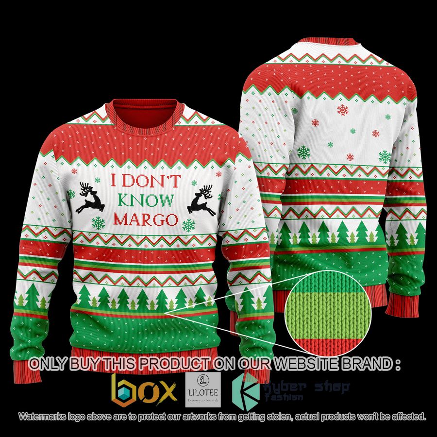national lampoons christmas vacation i dont know margo wool sweater 1 11749