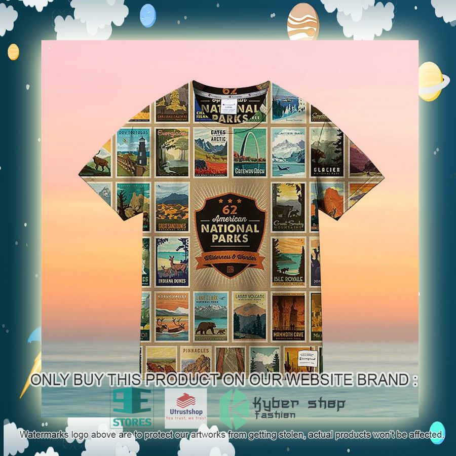 NEW National Park Wilderness Wonders Hawaii Shirt 4 national park wilderness wonders hawaiian shirt 4 88200