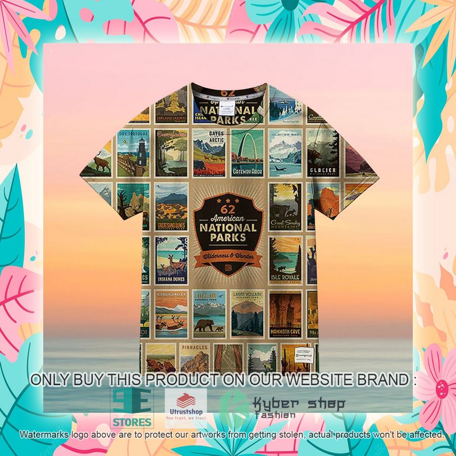 NEW National Park Wilderness Wonders Hawaii Shirt 8 national park wilderness wonders hawaiian shirt 8 94004