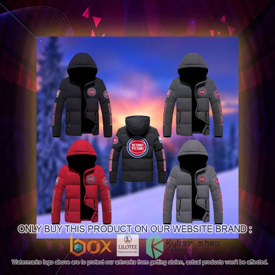 NBA Detroit Pistons Down Jacket 3 nba detroit pistons down jacket 3 60951