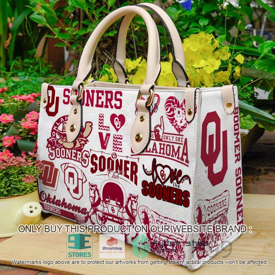 ncaa oklahoma sooners leather bag 1 91587