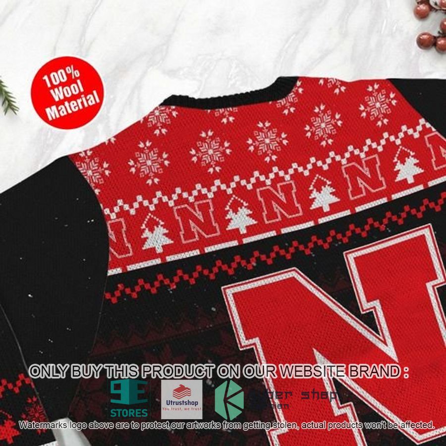 NEW Nebraska Cornhuskers Snoopy Dabbing Ugly Sweater 5 nebraska cornhuskers snoopy dabbing ugly chrisrtmas sweater 5 82572