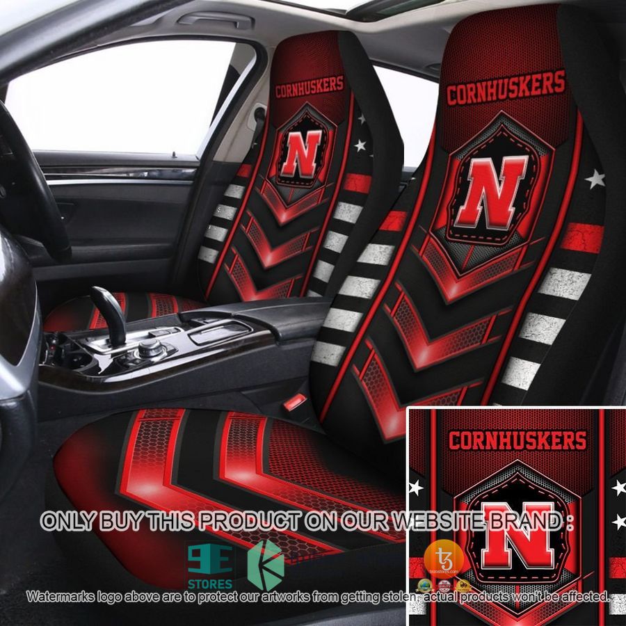 nebraska cornhuskers university of nebraska lincoln car seat covers 1 3265
