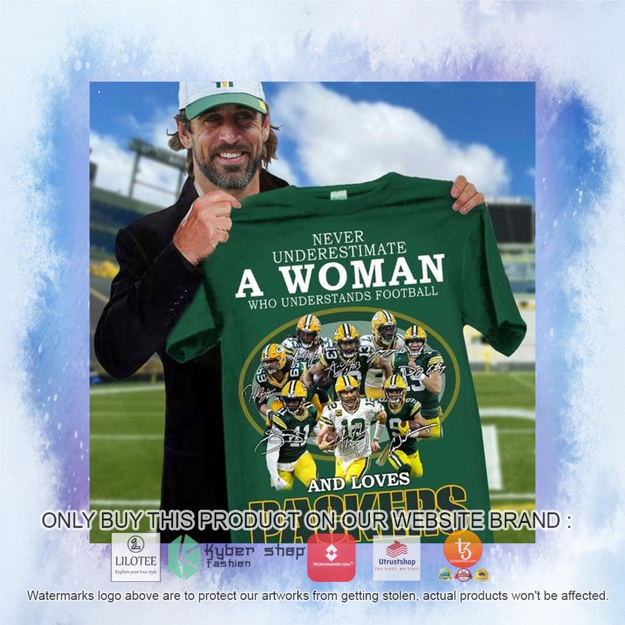 HOT Never underestimate a woman who understands football and loves Packers 2D Hoodie, Shirt 3 never underestimate a woman who understands football and loves packers 2d shirt hoodie 2 75400