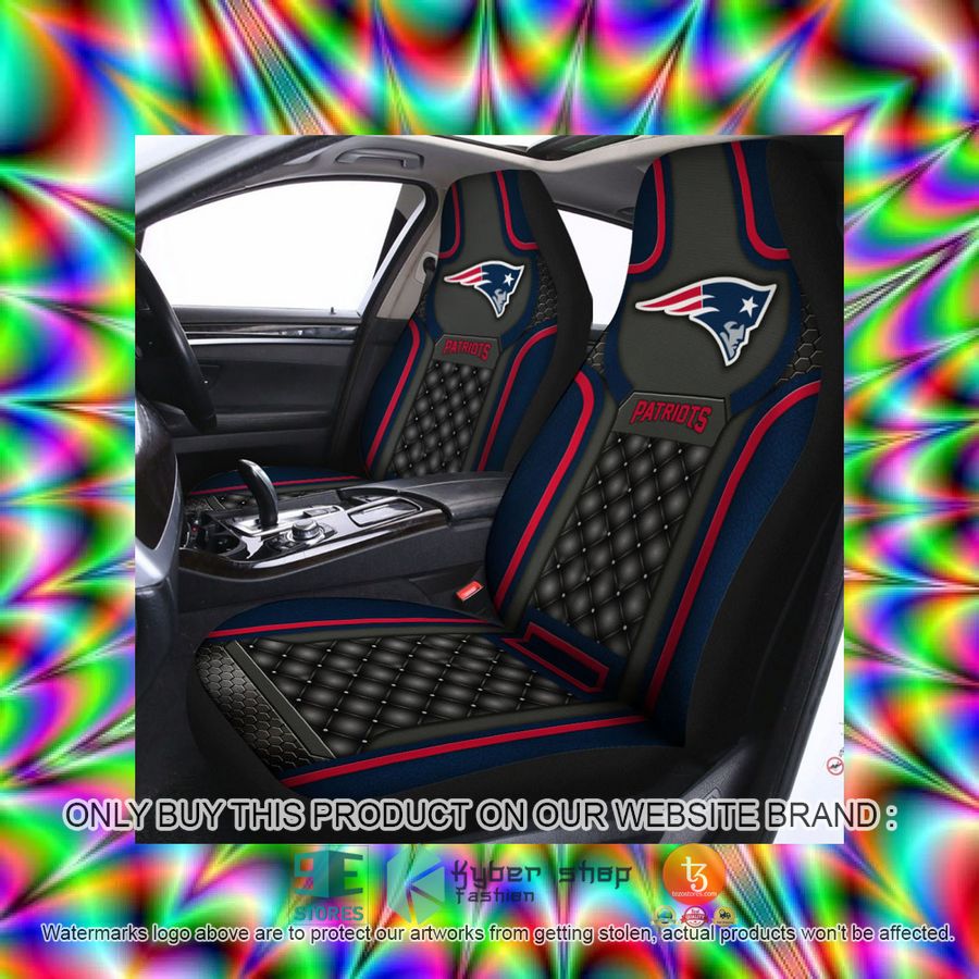 HOT New England Patriots Navy Black Car Seat Covers 3 new england patriots navy black car seat covers 3 81785