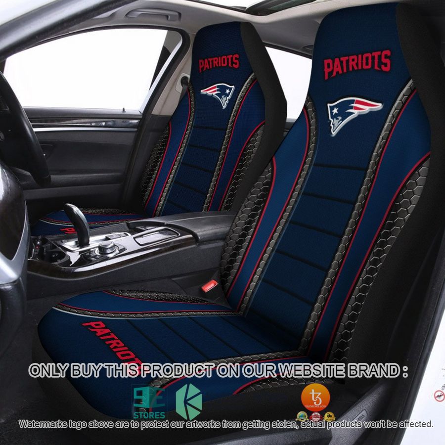 new england patriots navy blue car seat covers 1 65841