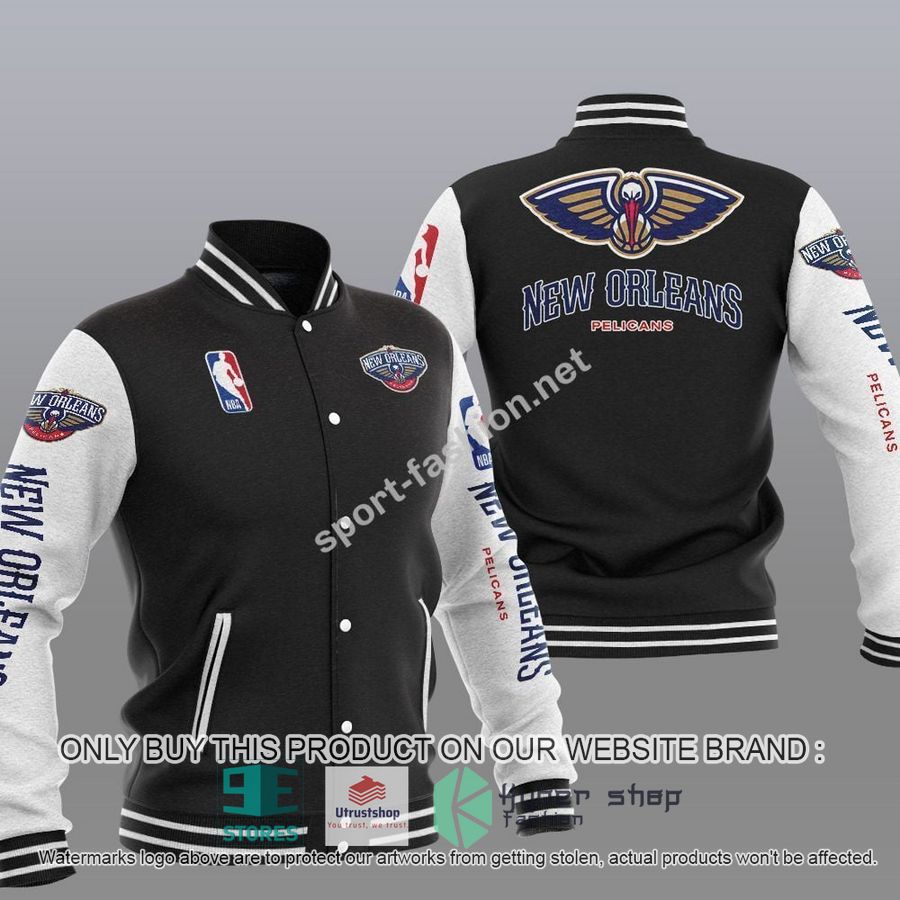 new orleans pelicans nba baseball jacket 1 69119