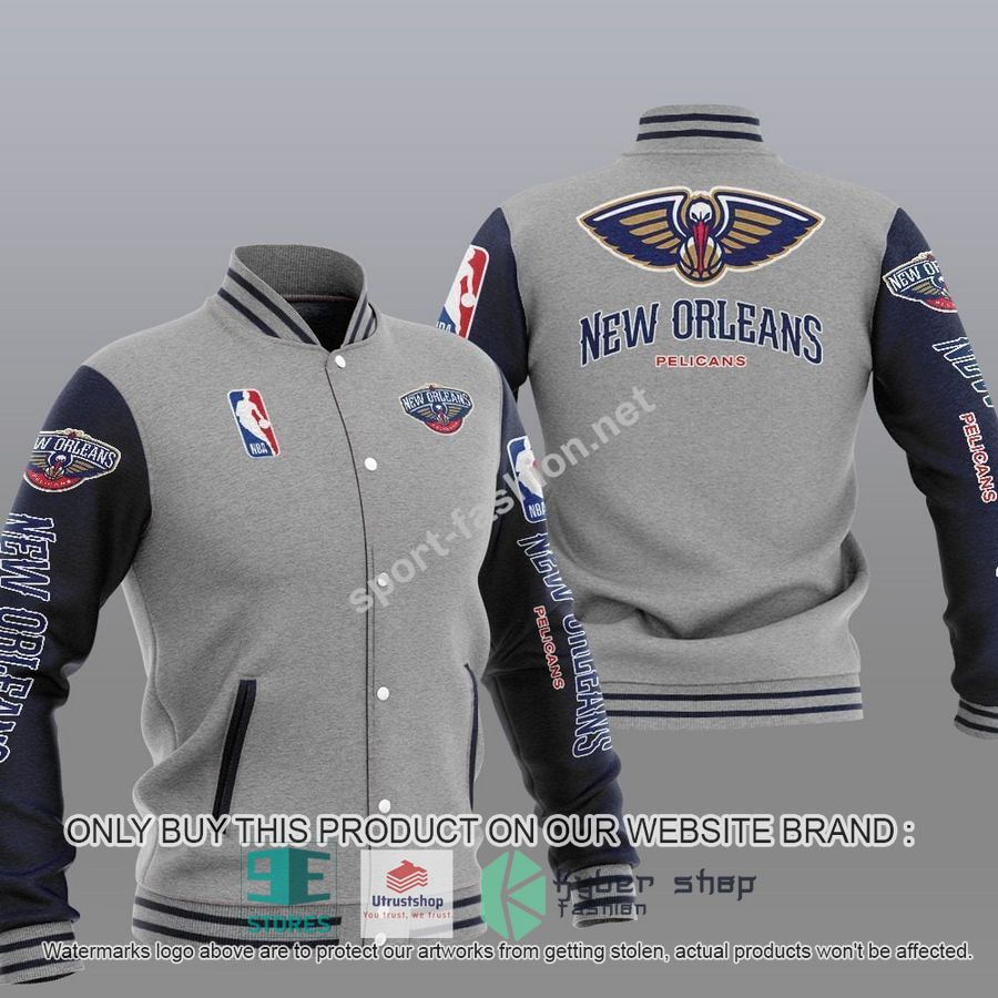 new orleans pelicans nba baseball jacket 2 62954