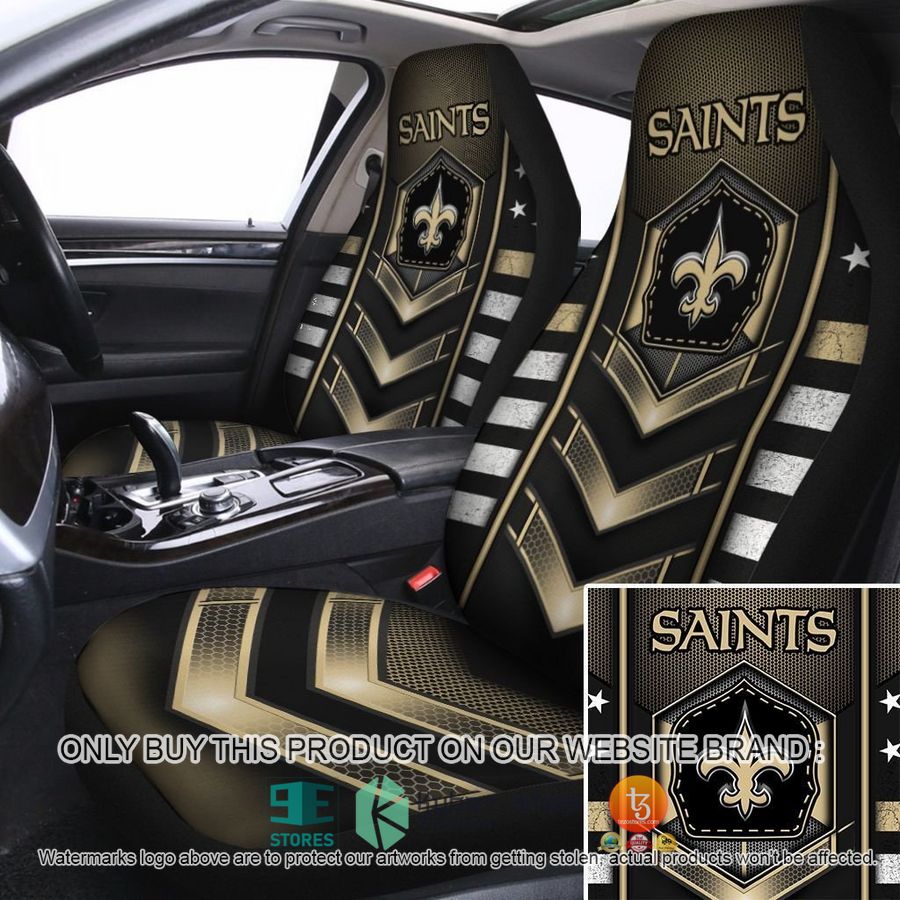 new orleans saints electric yellow car seat covers 1 71340