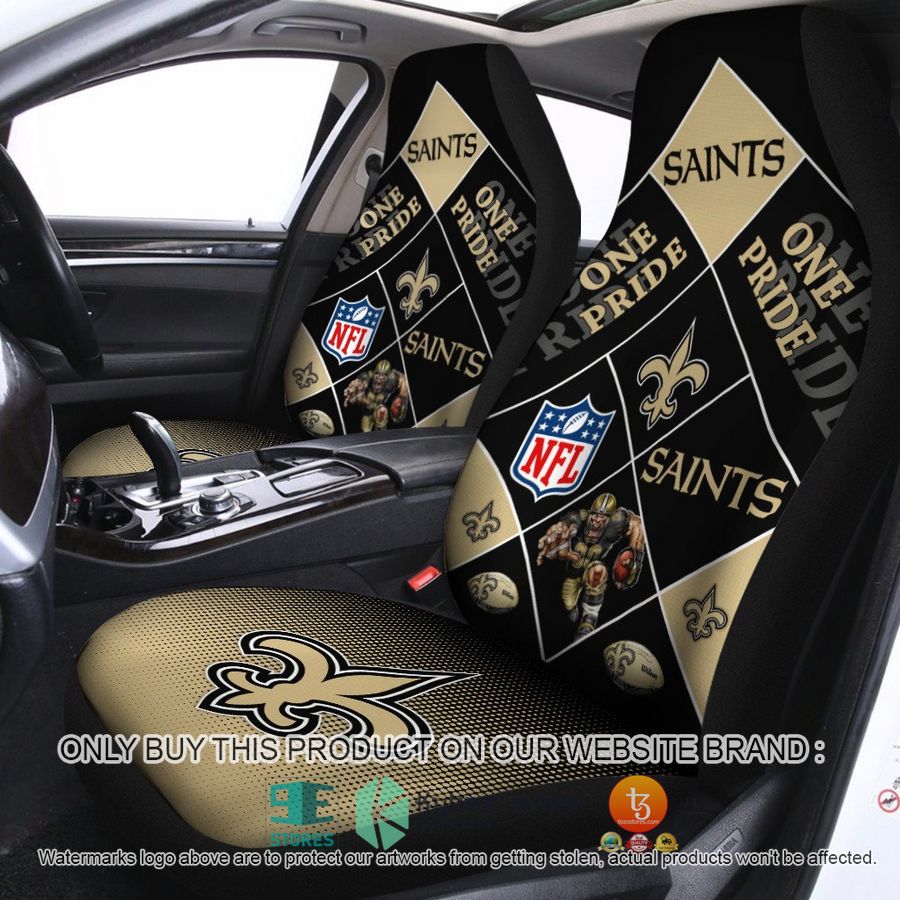 new orleans saints one pride car seat covers 1 16674