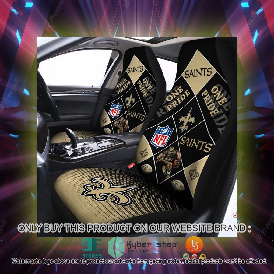 new orleans saints one pride car seat covers 2 56042