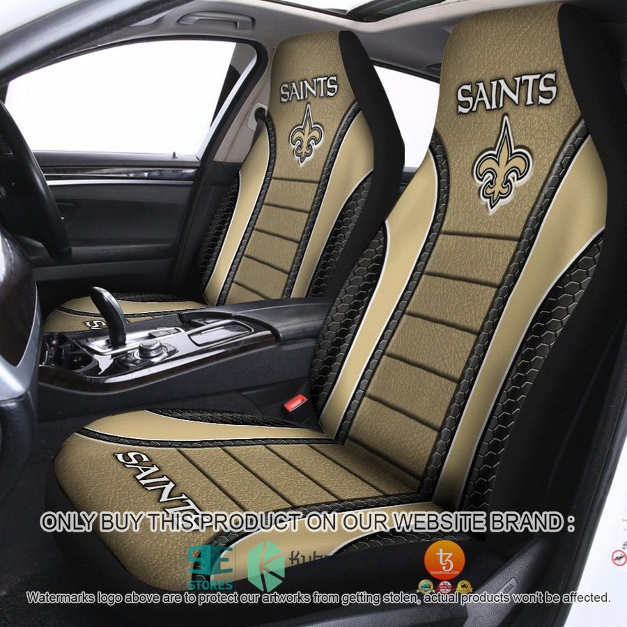 new orleans saints yellow car seat covers 1 53855
