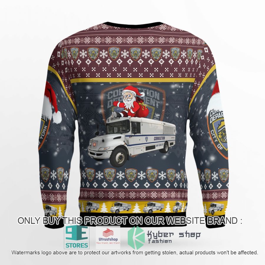 NEW New York City Department Of Correction Christmas Sweater 3 new york city department of correction christmas sweater 3 48306