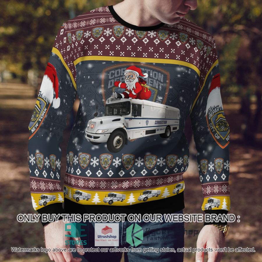 NEW New York City Department Of Correction Christmas Sweater 4 new york city department of correction christmas sweater 4 16332