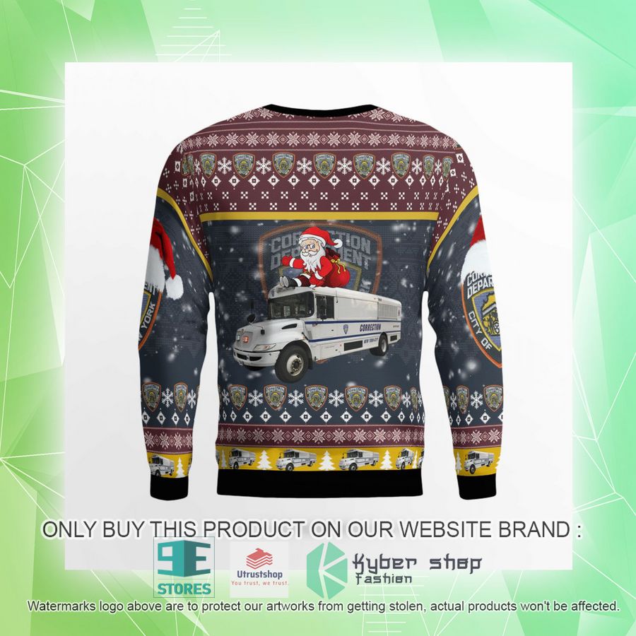 NEW New York City Department Of Correction Christmas Sweater 9 new york city department of correction christmas sweater 9 7268