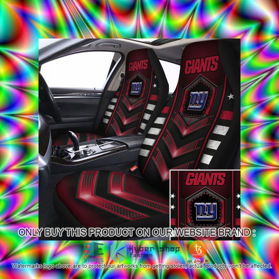 HOT New York Giants Electric Red Car Seat Covers 3 new york giants electric red car seat covers 3 16842