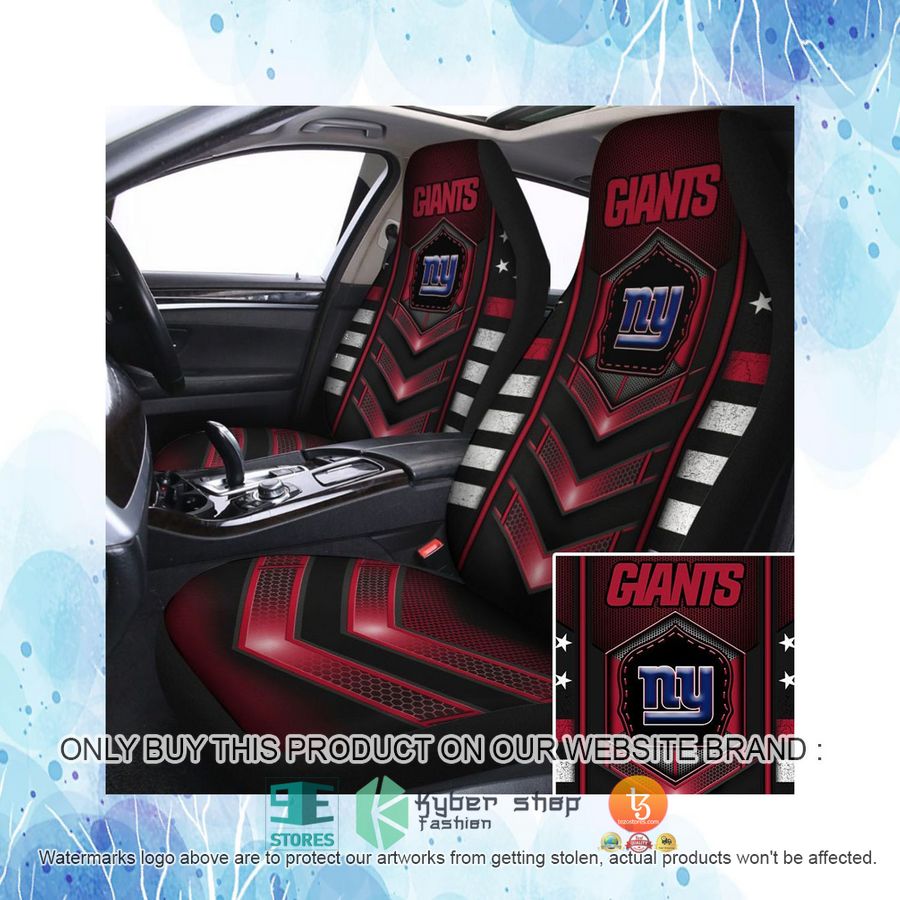 HOT New York Giants Electric Red Car Seat Covers 4 new york giants electric red car seat covers 4 78470
