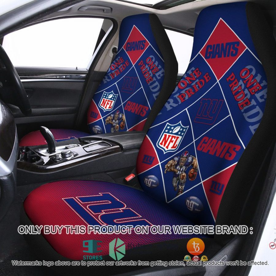 new york giants one pride car seat covers 1 96751