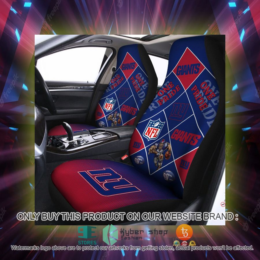 new york giants one pride car seat covers 2 65896