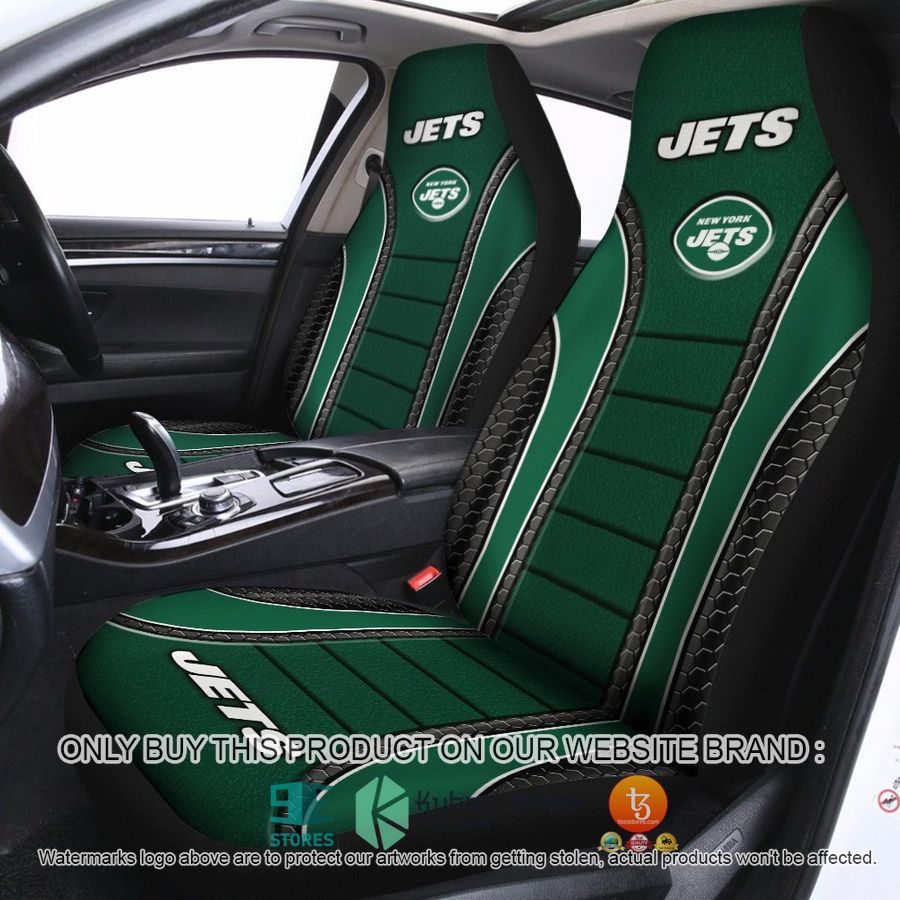 new york jets green car seat covers 1 57294