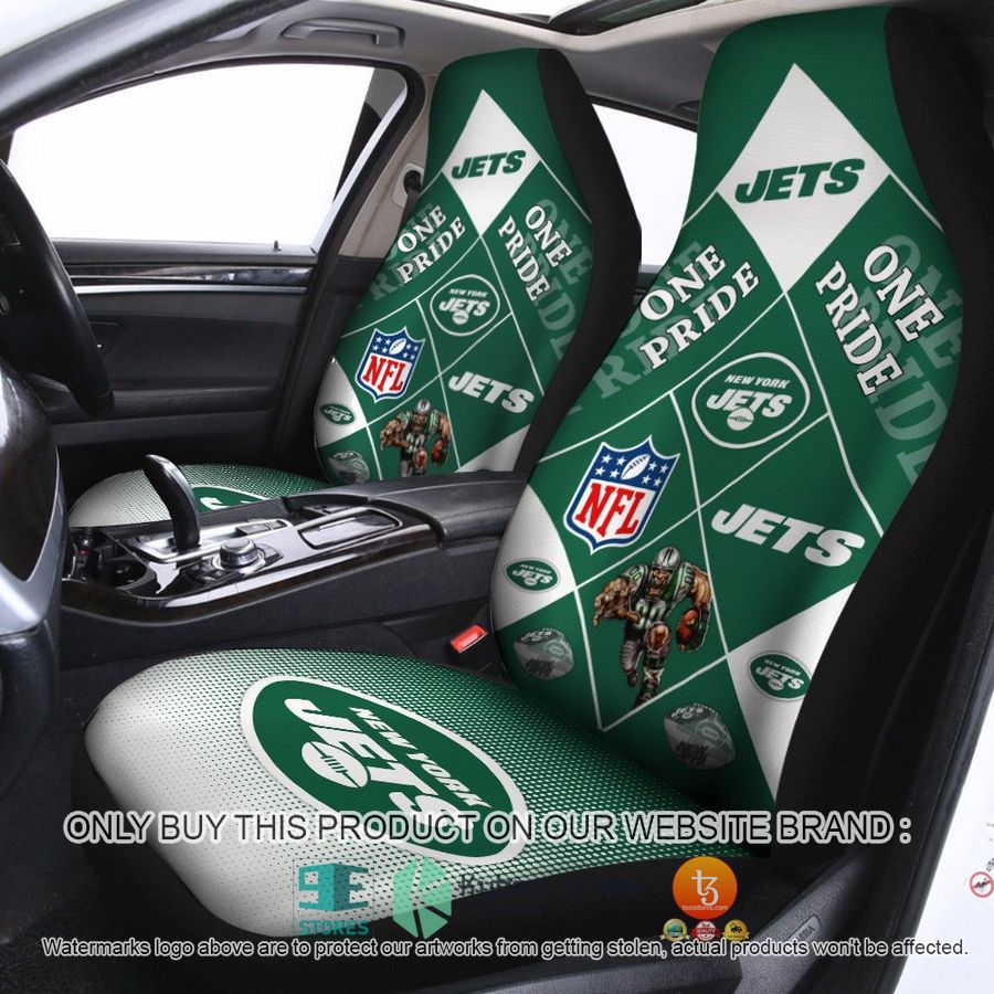 new york jets one pride car seat covers 1 96321