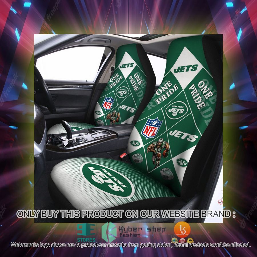 new york jets one pride car seat covers 2 59216