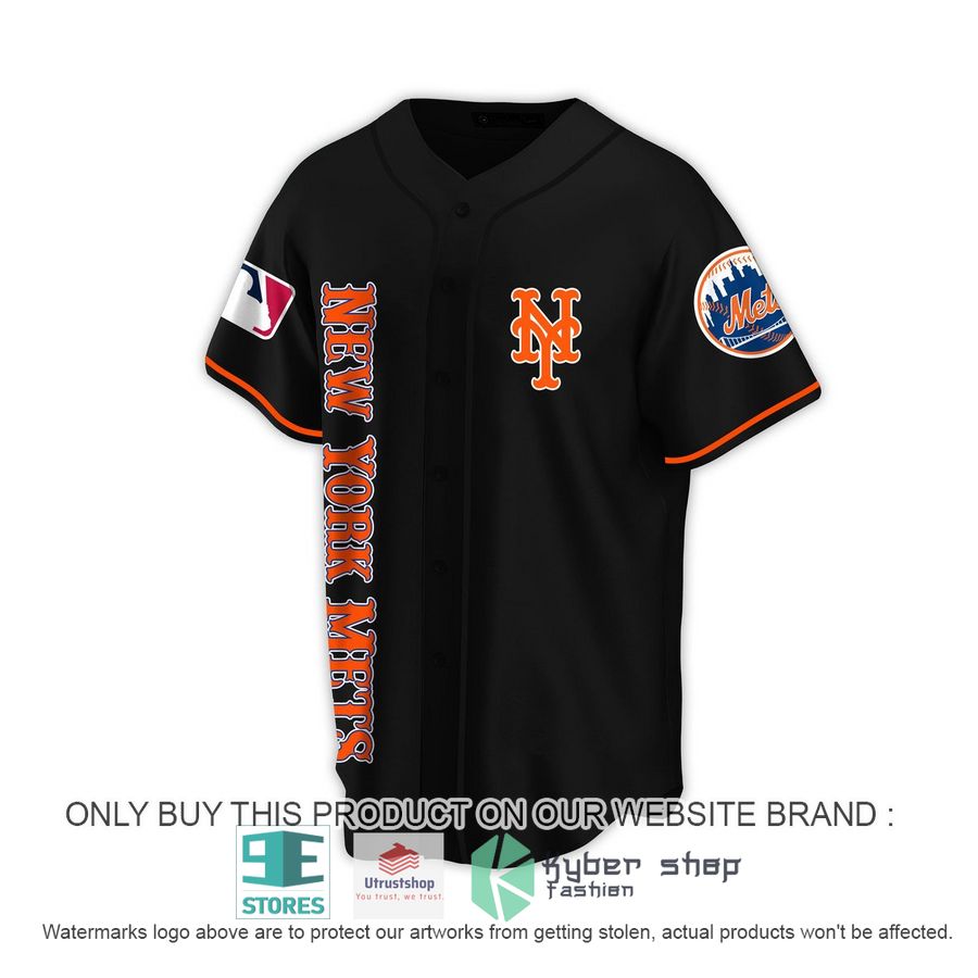 NEW New York Mets October Rise Let's Go Mets black Baseball Shirt 2 new york mets october rise lets go mets black baseball jersey 2 81114