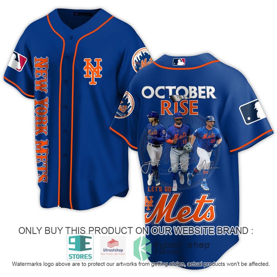 new york mets october rise lets go mets blue baseball jersey 1 75688