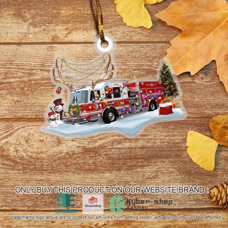 new york nanuet fire department christmas ornament 2 73469