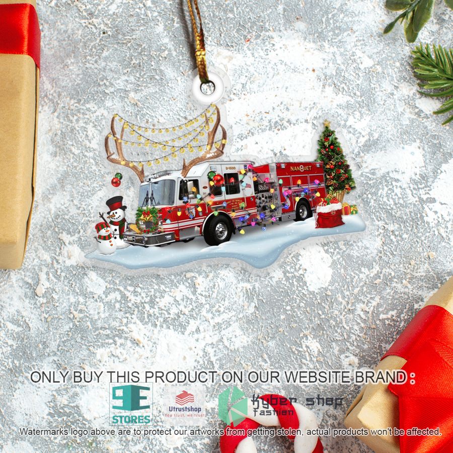 NEW New York Nanuet Fire Department Christmas Ornament 3 new york nanuet fire department christmas ornament 3 50491