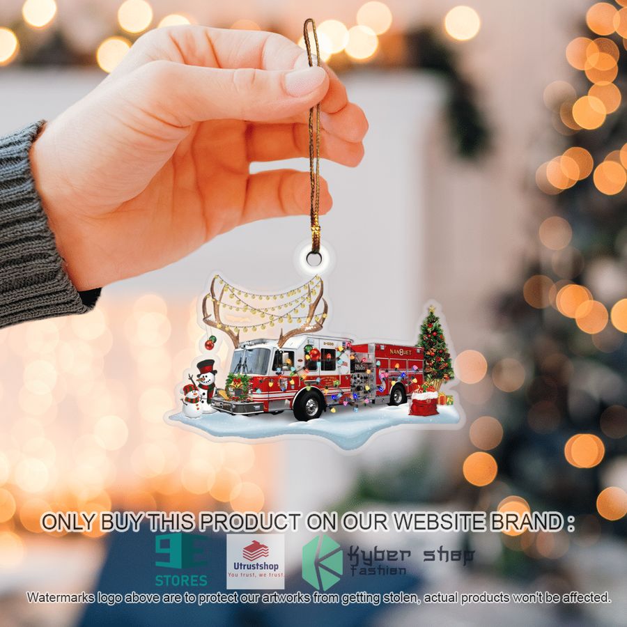 NEW New York Nanuet Fire Department Christmas Ornament 6 new york nanuet fire department christmas ornament 6 27033