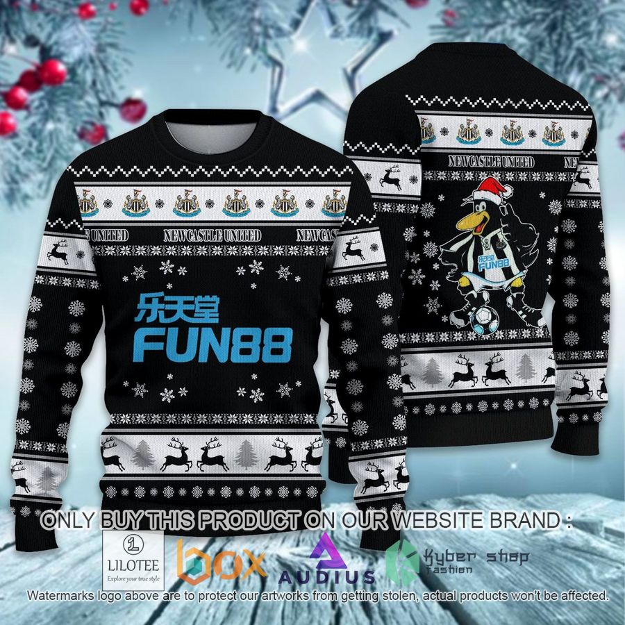 newcastle united f c ugly christmas sweater 1 23313