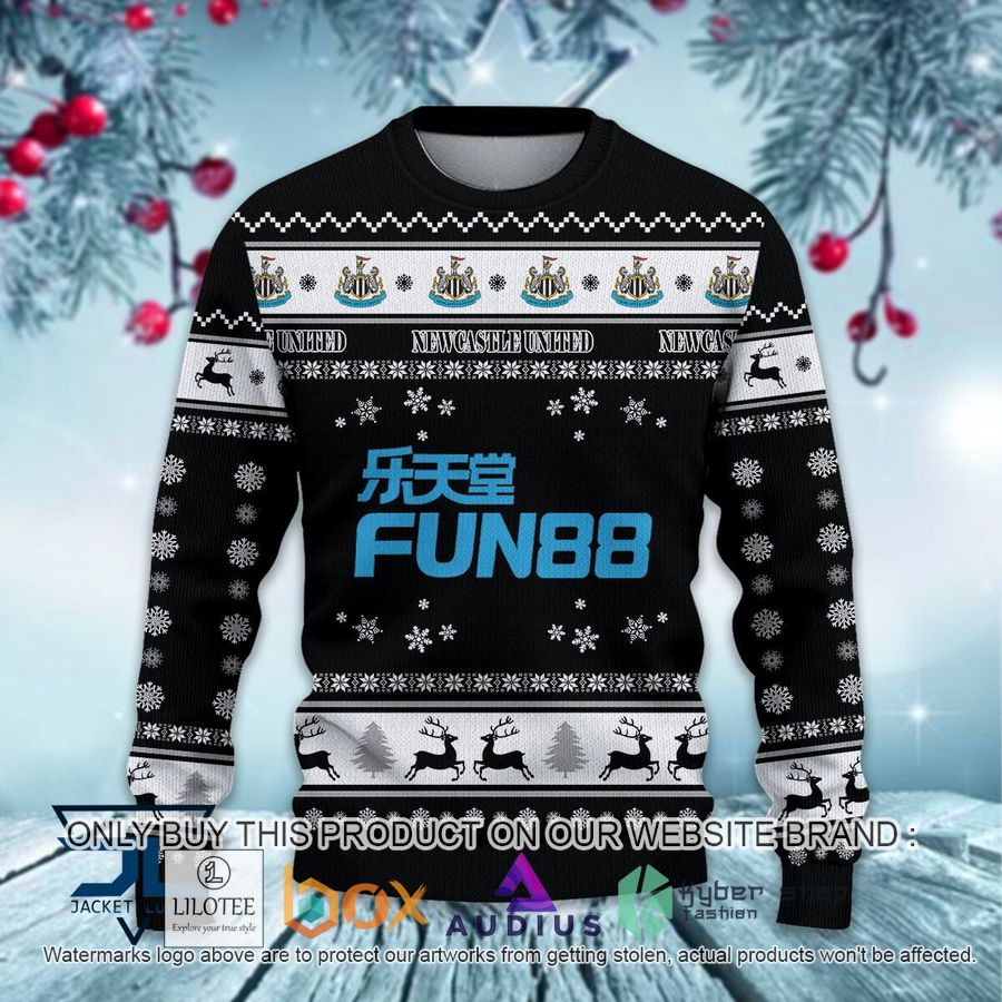 newcastle united f c ugly christmas sweater 2 58308