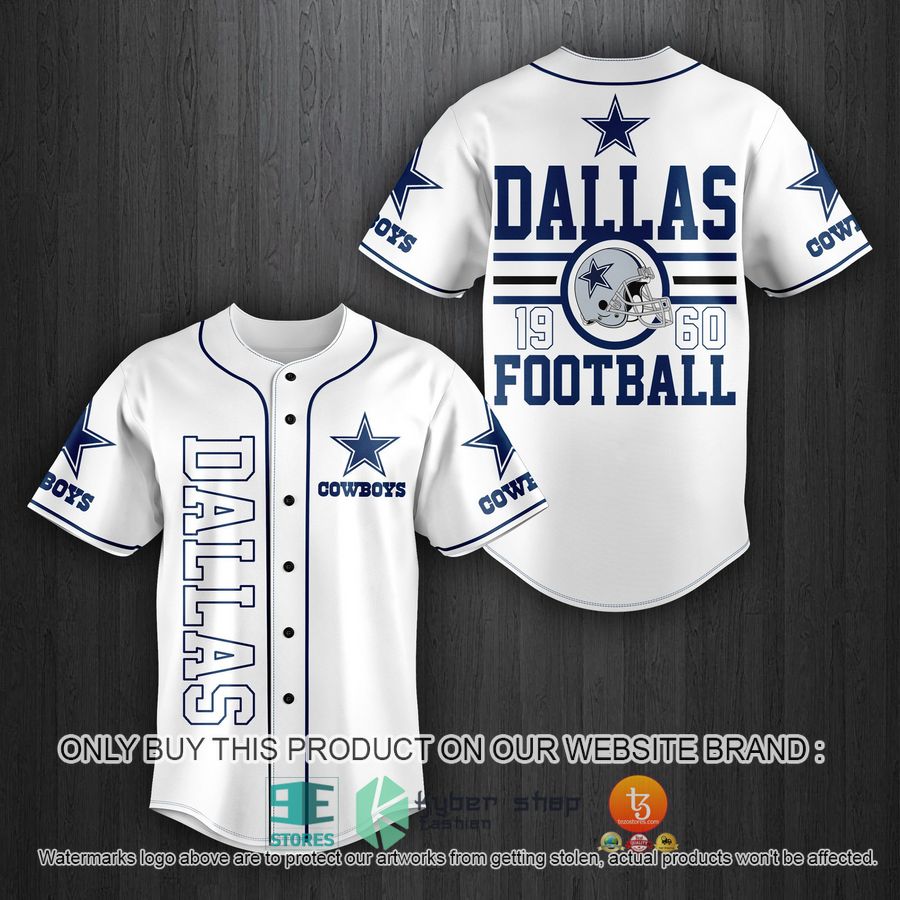 nfl dallas cowboys 1960 football baseball jersey 1 18629