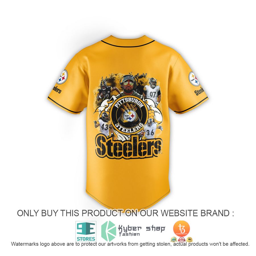 HOT NFL Pittsburgh Steelers Football Players Baseball Jersey 3 nfl pittsburgh steelers football players baseball jersey 3 92510