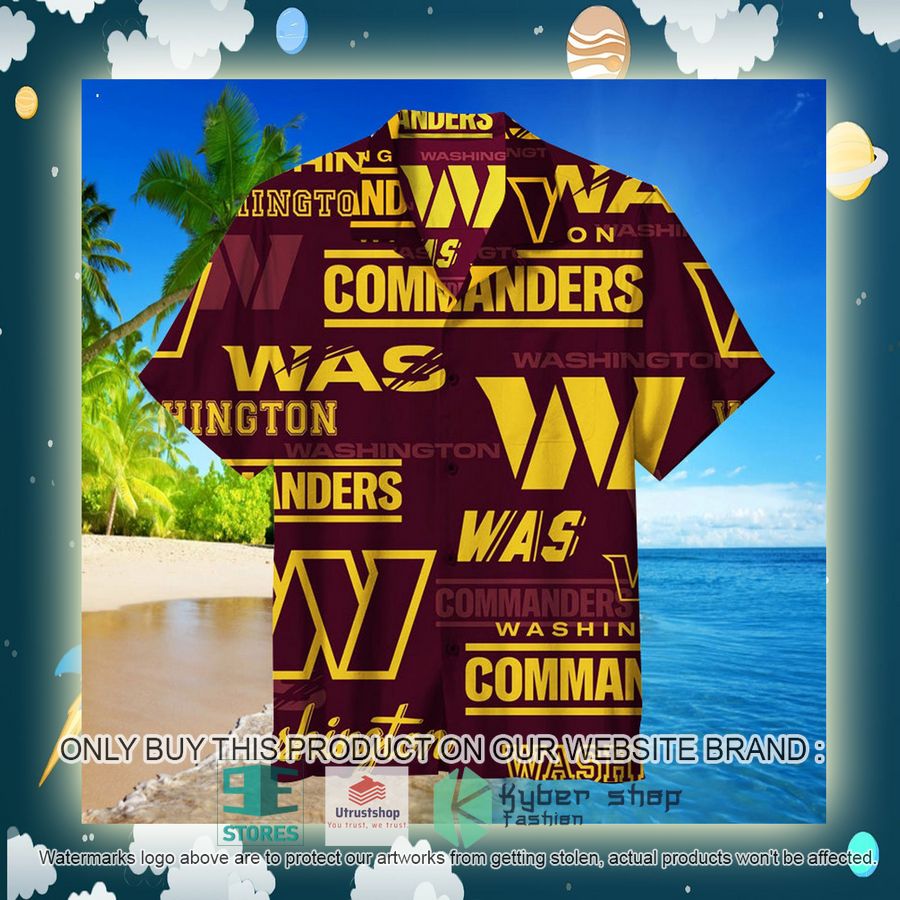 NEW NFL Washington Commanders Hawaii Shirt 2 nfl washington commanders hawaiian shirt 2 76716