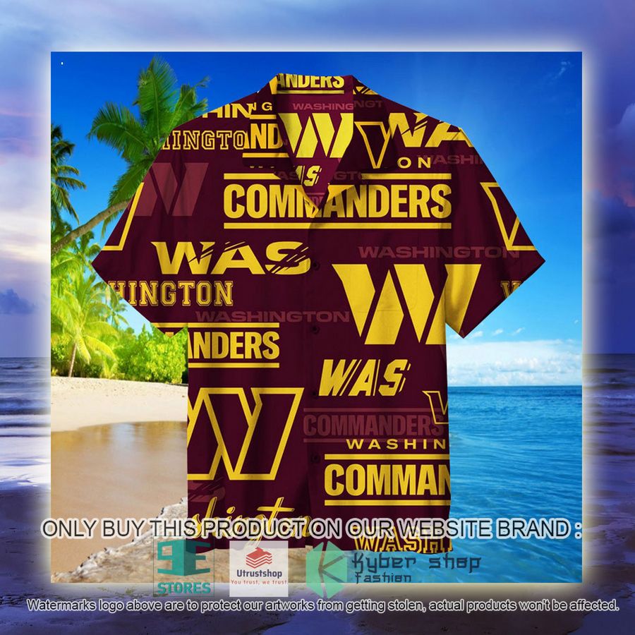 NEW NFL Washington Commanders Hawaii Shirt 3 nfl washington commanders hawaiian shirt 3 77518