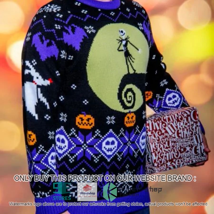 NEW Nightmare Before Christmas Jack Skellington Halloween Ugly Sweater 2 nightmare before christmas jack skellington halloween ugly christmas sweater 2 59013