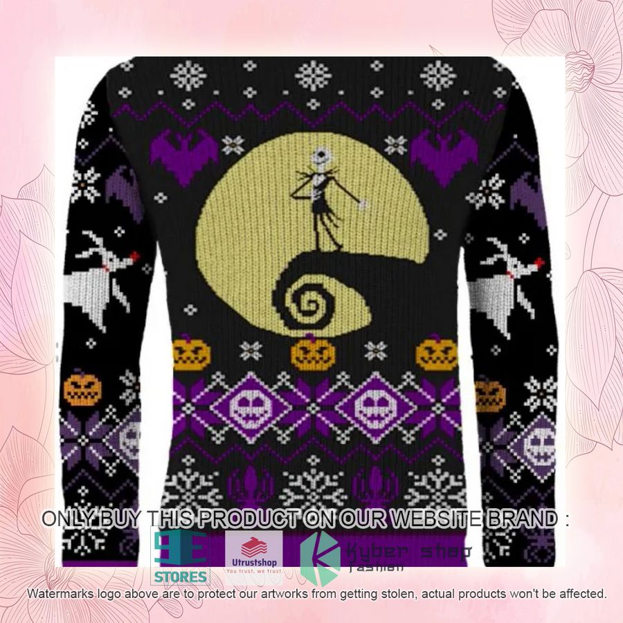 NEW Nightmare Before Christmas Jack Skellington Halloween Ugly Sweater 3 nightmare before christmas jack skellington halloween ugly christmas sweater 3 60937